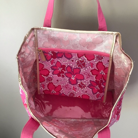 Rare Lily Pulitzer Sigma Kappa Print Tote - Picture 5 of 6